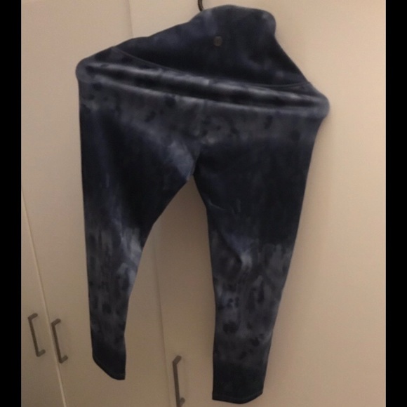 5/25% off - Blue tie dye yoga workout pants super soft - Picture 2 of 2